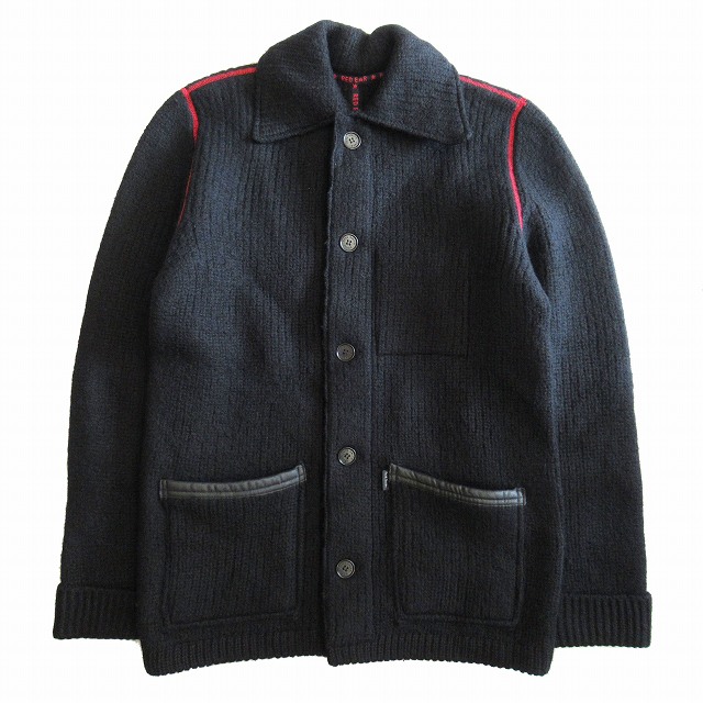 レッドイヤーポールスミス RED EAR PAUL SMITH ウール100％ 圧縮ニット  