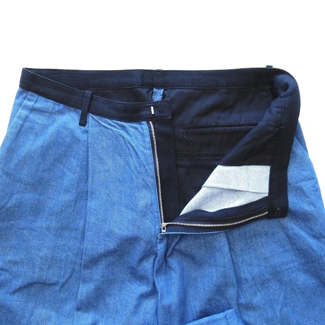 ザ サカキ the Sakaki ワイド デニム タック パンツ コットン 榊生産 