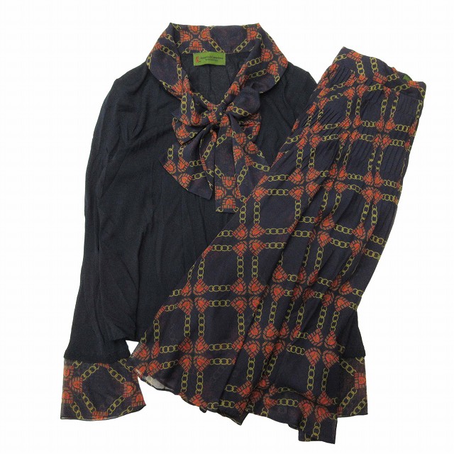 美品 ロベルタディカメリーノ Roberta di Camerino ELEGANZA シフォン  