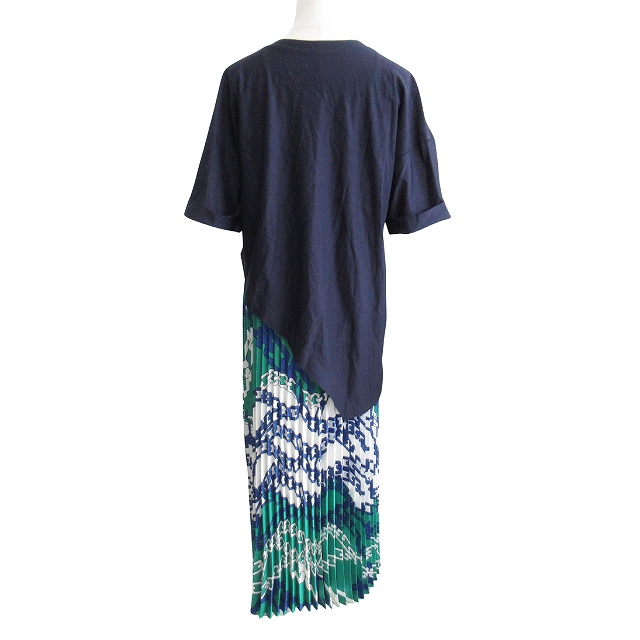 【美品】　グレースクラス　セパレートプリーツワンピース　グレースコンチネンタル GRACE CONTINENTAL / グレースコンチネンタル プリント