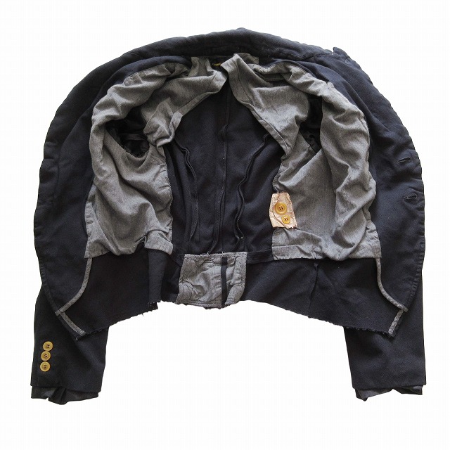 美品 04SS コムデギャルソン COMME des GARCONS ポリ縮絨 カットオフ 