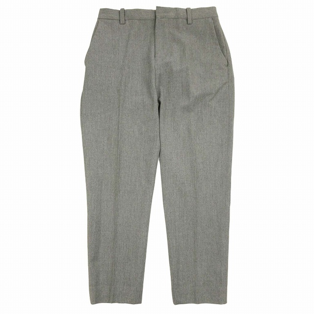 14AW ヤエカ YAECA ストレッチ テーパード スラックス クロップド 