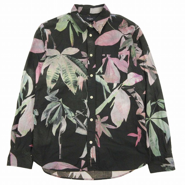 ポールスミスジーンズ Paul Smith JEANS ボタニカル 総柄 シャツ 長袖 