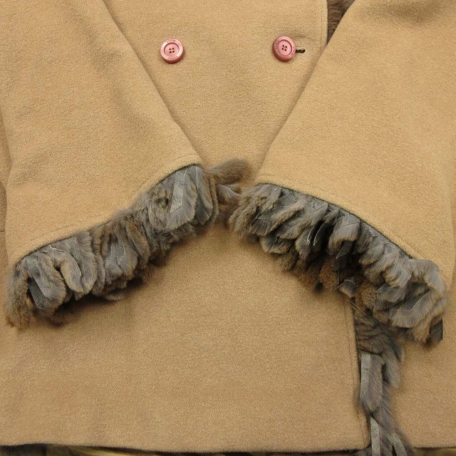 vintage フェンディ FENDI ウール シルク メルトン オーバー vintage フェンディ FENDI ウール シルク メルトン オーバー