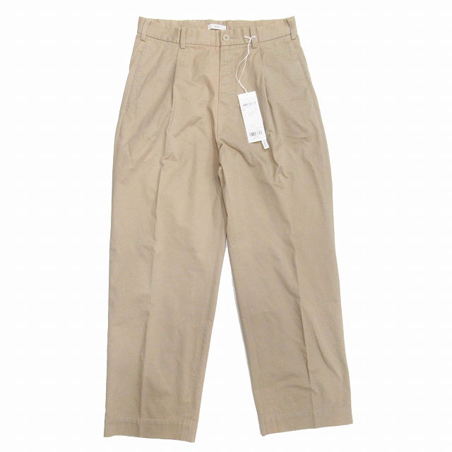 2024SS ATON COTTON HEMP SATIN | ベイカーパンツ（ATON
