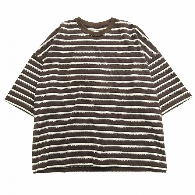 24SS ジエダ Jieda KANOKO BORDER BIG TEE 鹿の子 ボーダー ビッグ T 