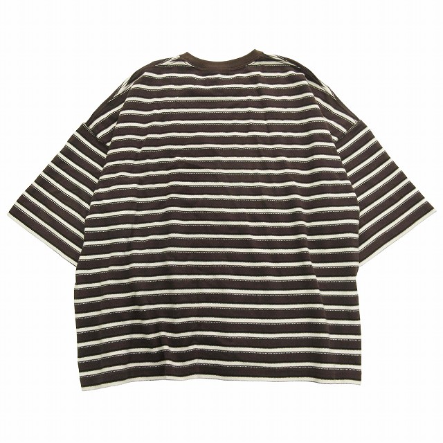 24SS ジエダ Jieda KANOKO BORDER BIG TEE 鹿の子 ボーダー ビッグ T 