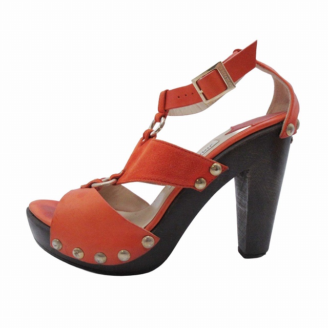 ジミーチュウ JIMMY CHOO サンダル 靴 シューズ スエード イエロー 未