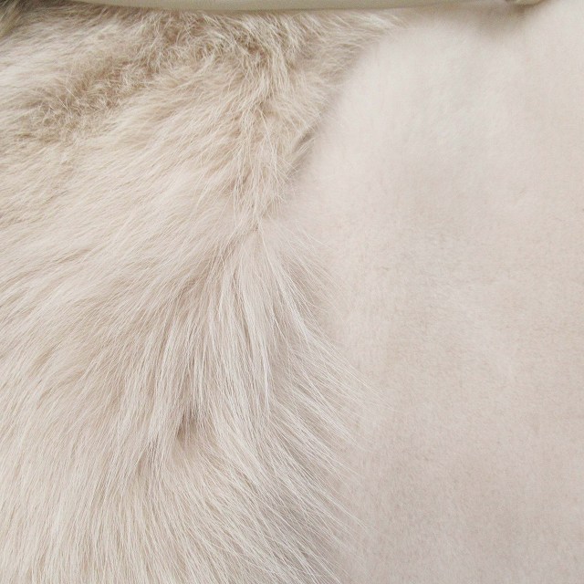 極美品 ブランカ BLANCHA sagafurs ムートン ファー コンビ ロング
