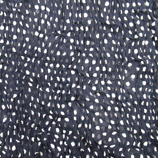 美品ISSEY MIYAKE 長袖トップス プリーツ加工 ドット柄