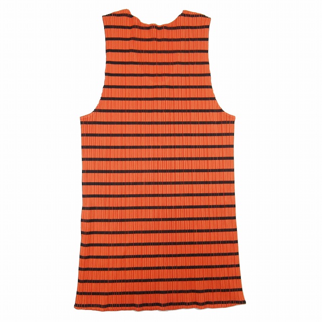 プリーツプリーズ ノースリーブ オレンジ