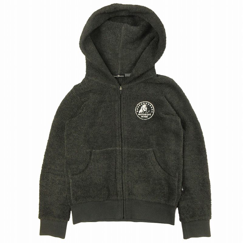 ヒステリックグラマー HYSTERIC GLAMOUR ロゴワッペン ボア パーカー 