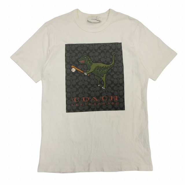 COACH◇ 恐竜★半袖 T-シャツ 在庫確認下さい COACH 半袖 Tシャツ 宇宙にインスパイアされたカプセル