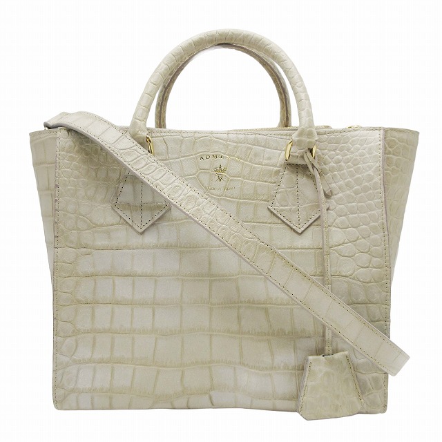 ADMJ アクセソワ Accessoires De Mademoiselle クロコ型押し 2WAY 