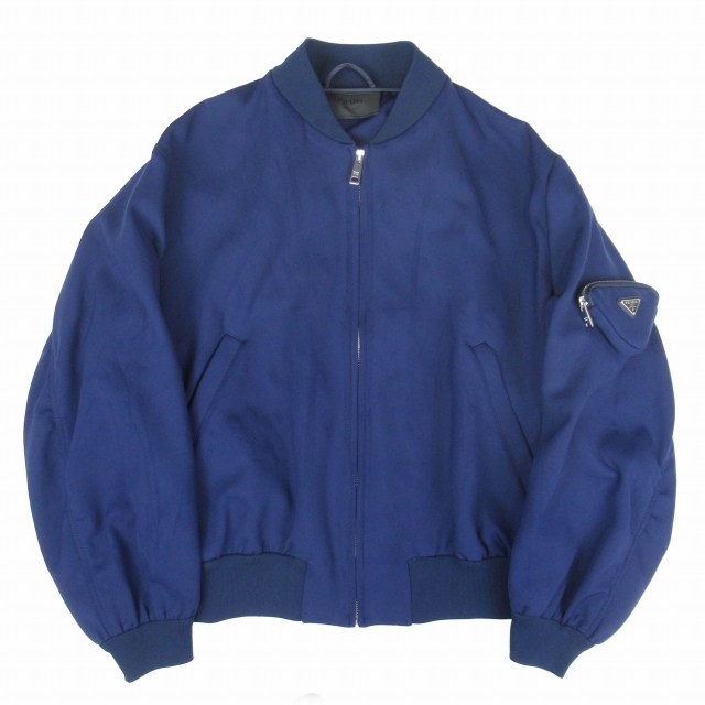 プラダジャケット　プラダボンバージャケット　プラダブルゾン　プラダジャージ PRADA☆Re-Nylon ボンバージャケット (PRADA/ブルゾン