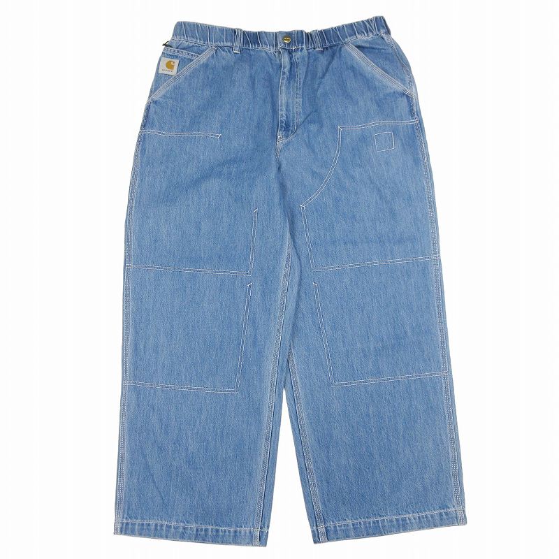 カーハート　デニムパンツ セール】WIP ワイドシルエット ダブルニーパンツ Double Knee Pant