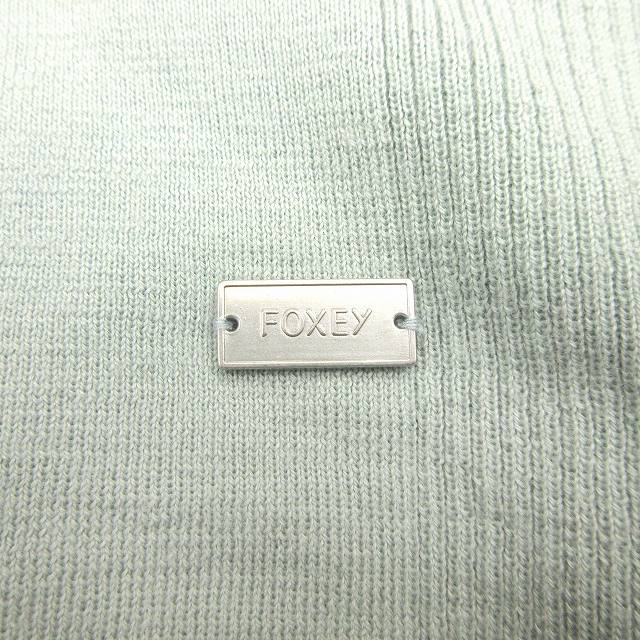 美品 2022年製 フォクシー FOXEY 42967 Knit Top "Day Time" ニット トップ デイタイム セーター 長袖 グレースウール リブ 切替 ロゴ 楽天市場】【中古】美品 2022年製 フォクシー FOXEY 42967 Knit