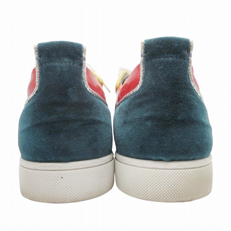 美品 クリスチャンルブタン Christian louboutin スタッズ メッシュ 