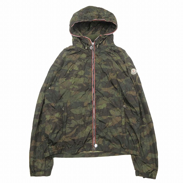 MONCLER 迷彩柄 フード付き マウンテンパーカー
