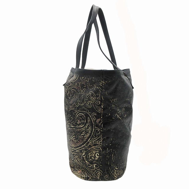 エトロ ETRO Margot マルゴット ペイズリー柄 トートバッグ レザー 型 