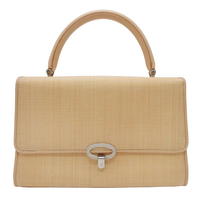 美品 コンテス Comtesse ホースヘア レザー ハンドバッグ トート 