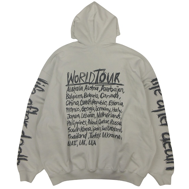 極美品 23AW ヴェトモン ベトモン VETEMENTS WORLD TOUR LOGO HOODIE 
