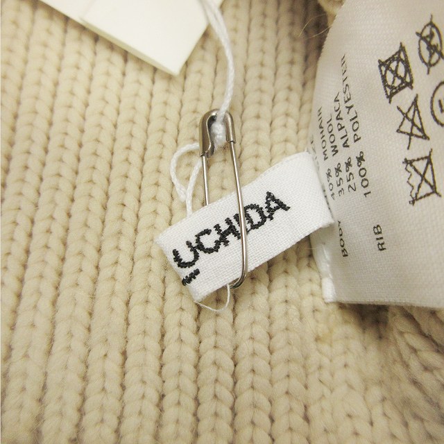 未使用品 フミカ ウチダ FUMIKA_UCHIDA MOHAIR ALPACA BLEND KNITTED