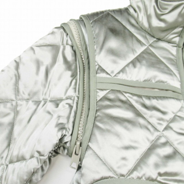 【中古】極美品 23aw フミカ ウチダ QUILTED SATIN BOMBER MINI DRESS キルティング サテン ボンバー 極美品 23aw フミカ ウチダ FUMIKA_UCHIDA QUILTED SATIN BOMBER MINI