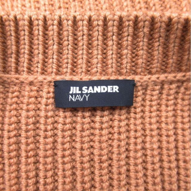美品 17aw ジルサンダー JIL SANDER NAVY ウール100％ ニット
