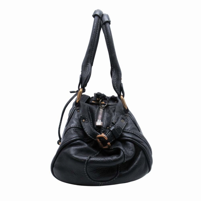 美品】人気のChloe クロエ パディントンレザー 黒 クロエ Chloe