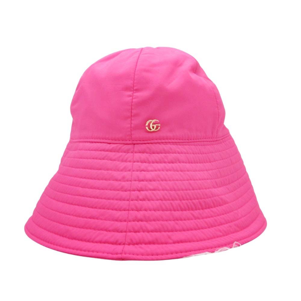 GUCCI ピンク バケットハット S (56cm) 新品タグ付き GUCCI ピンク バケットハット S (56cm) 新品タグ付き GUCCI