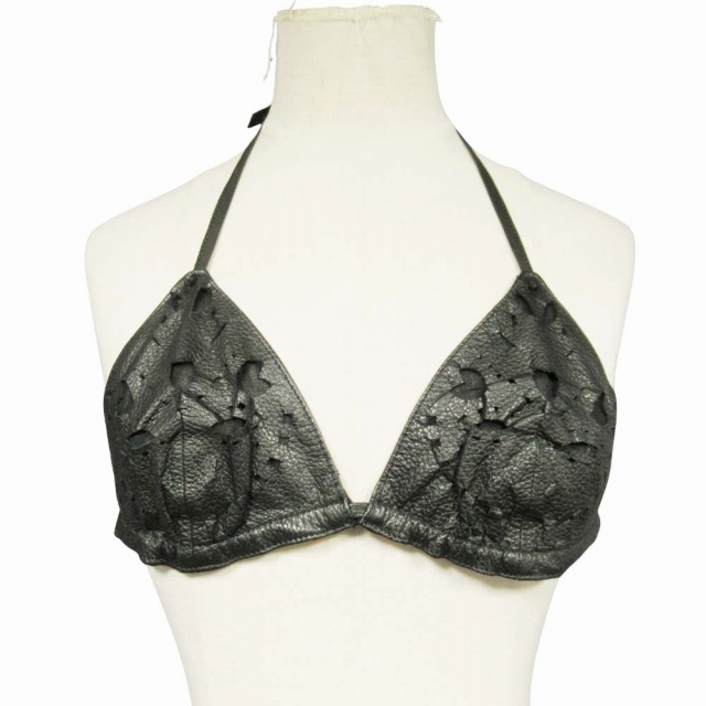 未使用品 ルグランブルー L.G.B カウレザー ビスチェ トップス 牛革  