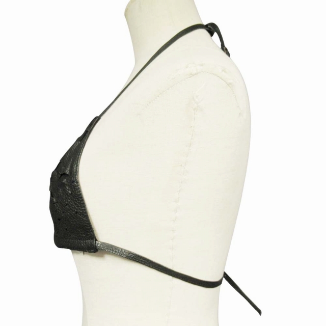 未使用品 ルグランブルー L.G.B カウレザー ビスチェ トップス 牛革  