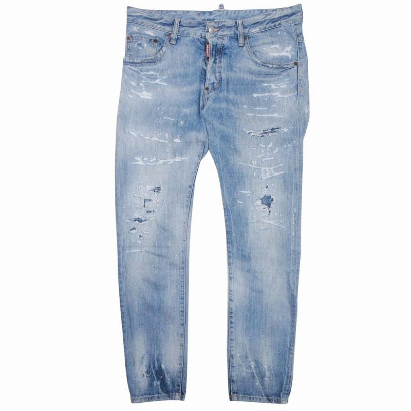 極美品 19ss ディースクエアード DSQUARED2 Skater Jean ダメージ加工 