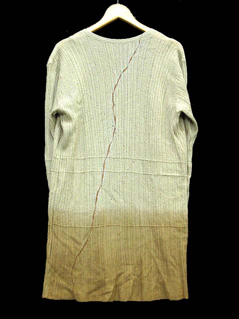 格安即決 Jurgen Lehlヨーガンレール ロングニットワンピース グラデーション M ロングワンピース