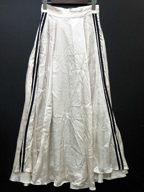 スナイデル snidel 2018AW ライン ロング スカート マキシ サイド  