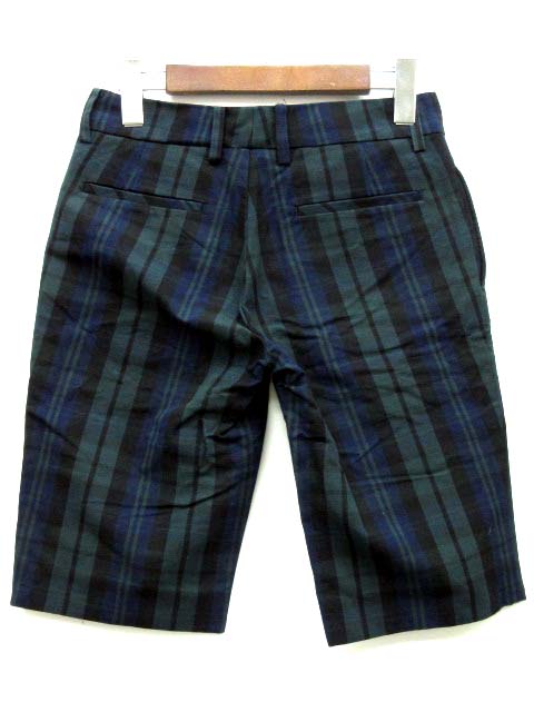 ダブルスタンダードクロージング ダブスタ Double Standard Clothing チェック ショートパンツ ハーフパンツ グリーン 緑 36 レディース 013 ベクトルパーク