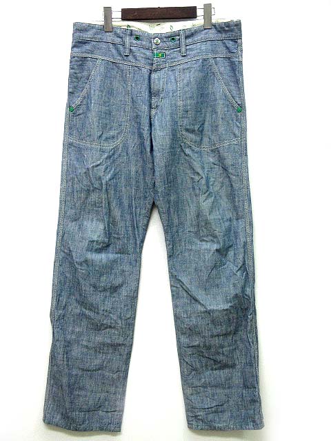 エドウィン Edwin シャンブレー イージーパンツ ミラノベイカー 702rs ブルー L メンズ 013 ベクトルパーク