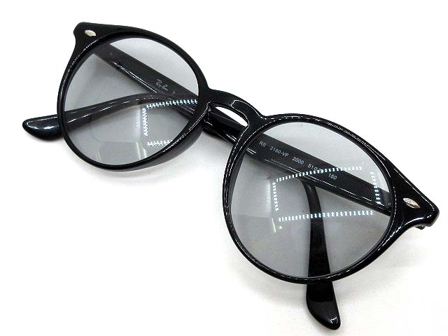 レイバン RAY BAN ラウンド サングラス 眼鏡 メガネ RB2180-VF 黒 