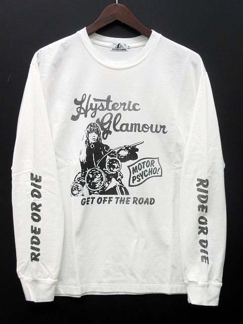 ヒステリックグラマー HYSTERIC GLAMOUR MOTOR CHICK リブ付き ロング 
