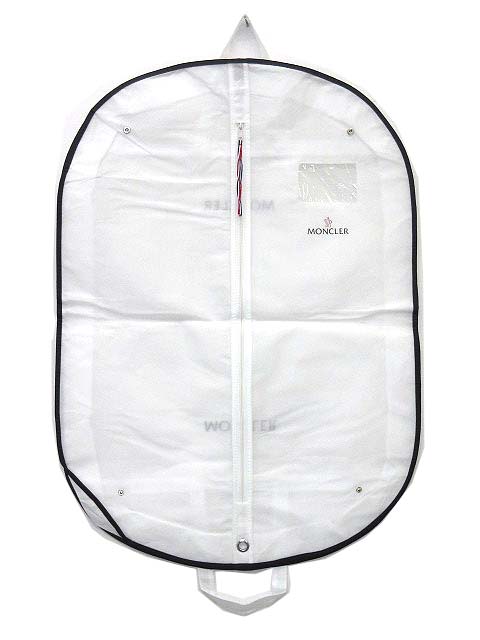 新品同様 モンクレール MONCLER ガーメントケース 衣装カバー 白 