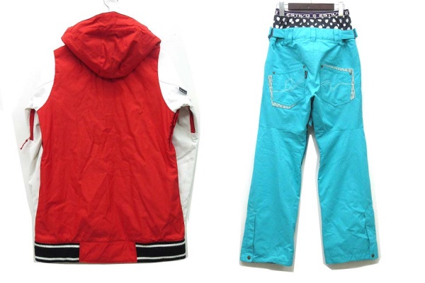 エスティボ Estivo スノーボード ウェア 上下セット ジャケット ボトムス パンツ Ev Jazz Up Jkt 14 15モデル 赤 レッド Ev 7024 M レディース 013 ベクトルパーク