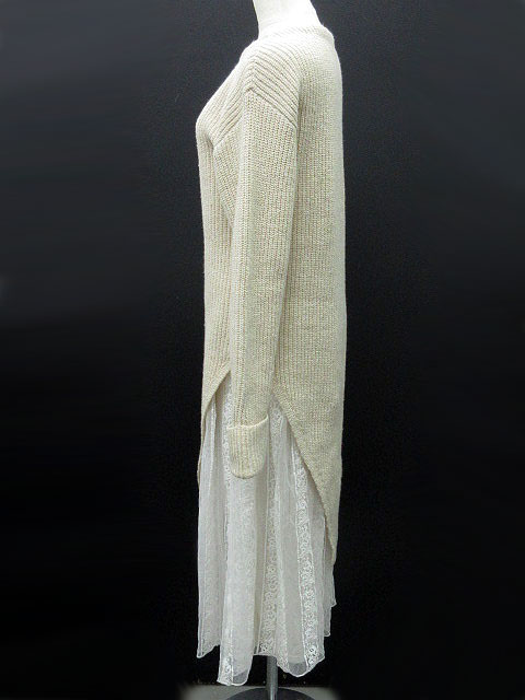 マーキュリーデュオ Mercuryduo ベルト付 プリーツ ドッキング スリット ワンピース 19年モデル アイボリー レディース 013 ベクトルパーク