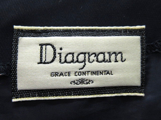 ダイアグラム グレースコンチネンタル Diagram Grace Continental ドレス ワンピース 配色 ドレープ ビジュー イエロー ブラック 36 レディース 013 ベクトルパーク