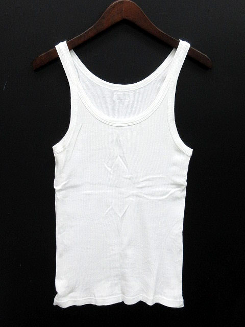 ドルチェ ガッバーナ ドルガバ Dolce Gabbana Underwear リブ タンクトップ コットン ホワイト 白 M F0941 イタリア製 メンズ 013 ベクトルパーク