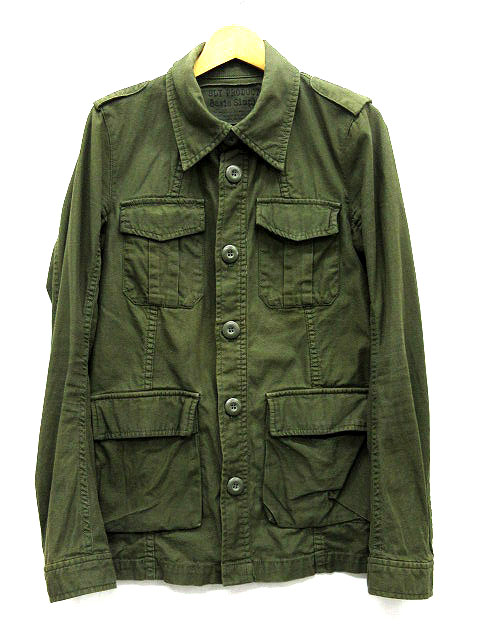 マウジー Moussy ミリタリー シャツ ジャケット M 65風 長袖 カーキグリーン F レディース 013 ベクトルパーク