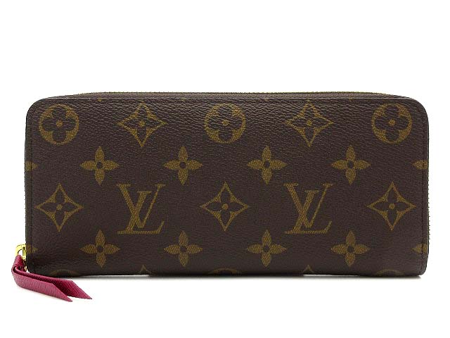 ルイヴィトン Louis Vuitton モノグラム ポルトフォイユ クレマンス ラウンドファスナー 長財布 M フューシャ 超美品 年製 レディース 013 ベクトルパーク