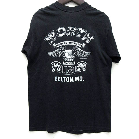 【Harley-Davidson】SS VJ B&S 半袖 Tシャツ ユニセックス V-Twins x Harley-Davidson Men's Classic B&S T-Shirt – V