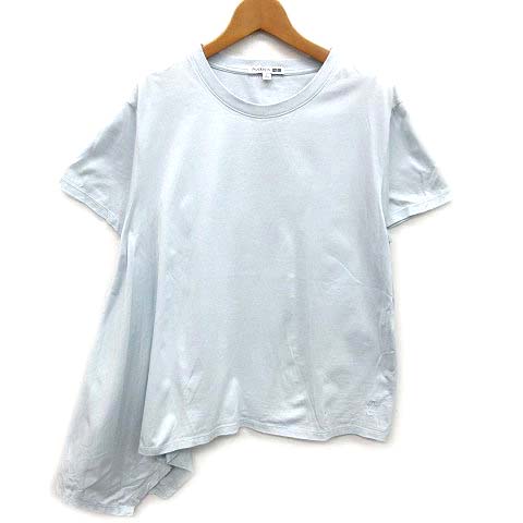 ユニクロ Uniqlo Jwアンダーソン Jw Anderson アシンメトリー Tシャツ コットン 半袖 ライトブルー 青 Xl 美品 レディース 013 ベクトルパーク