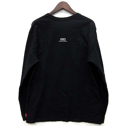 ダブルタップス WTAPS visual up armored Tシャツ 長袖 クルーネック 